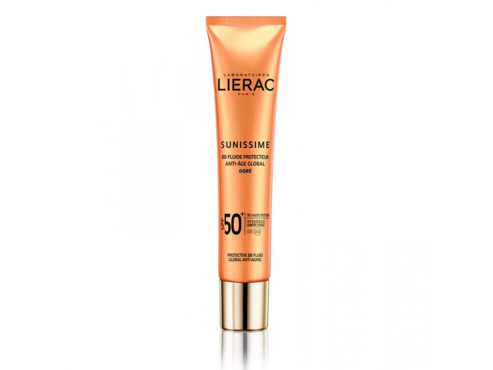 Lierac Sunissime BB Fluide Protective Anti-Aging Golden Face & Decollete SPF50 40ml
