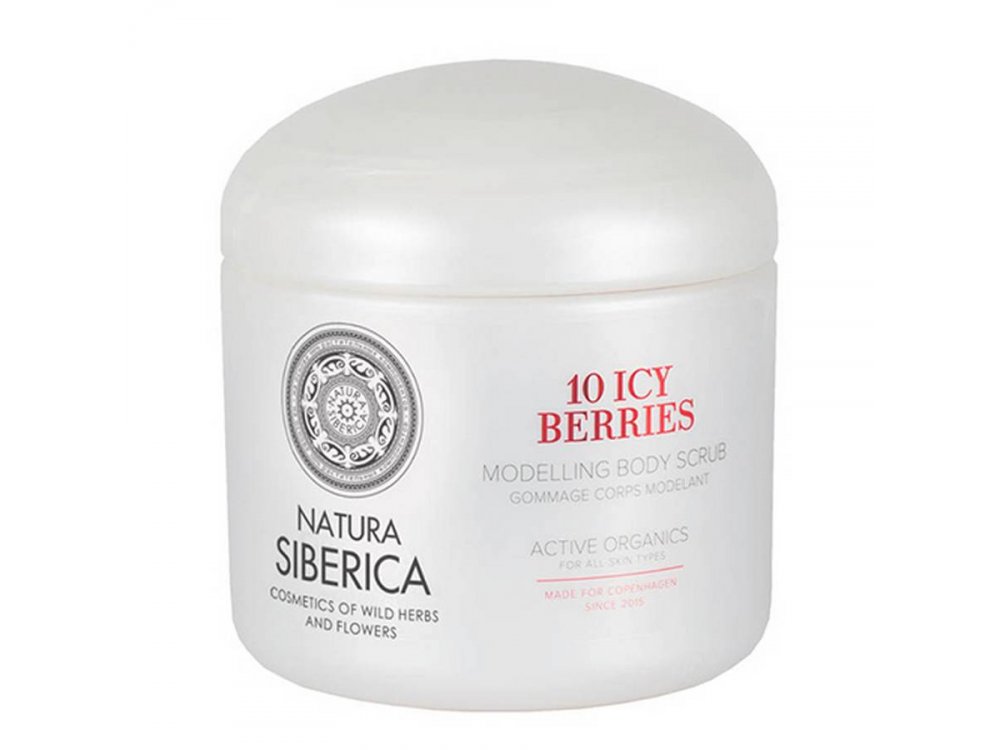 Natura Siberica Copenhagen 10 Icy Berries Body Scrub , Σμίλευση Σιλουέτας Σώματος , 370ml