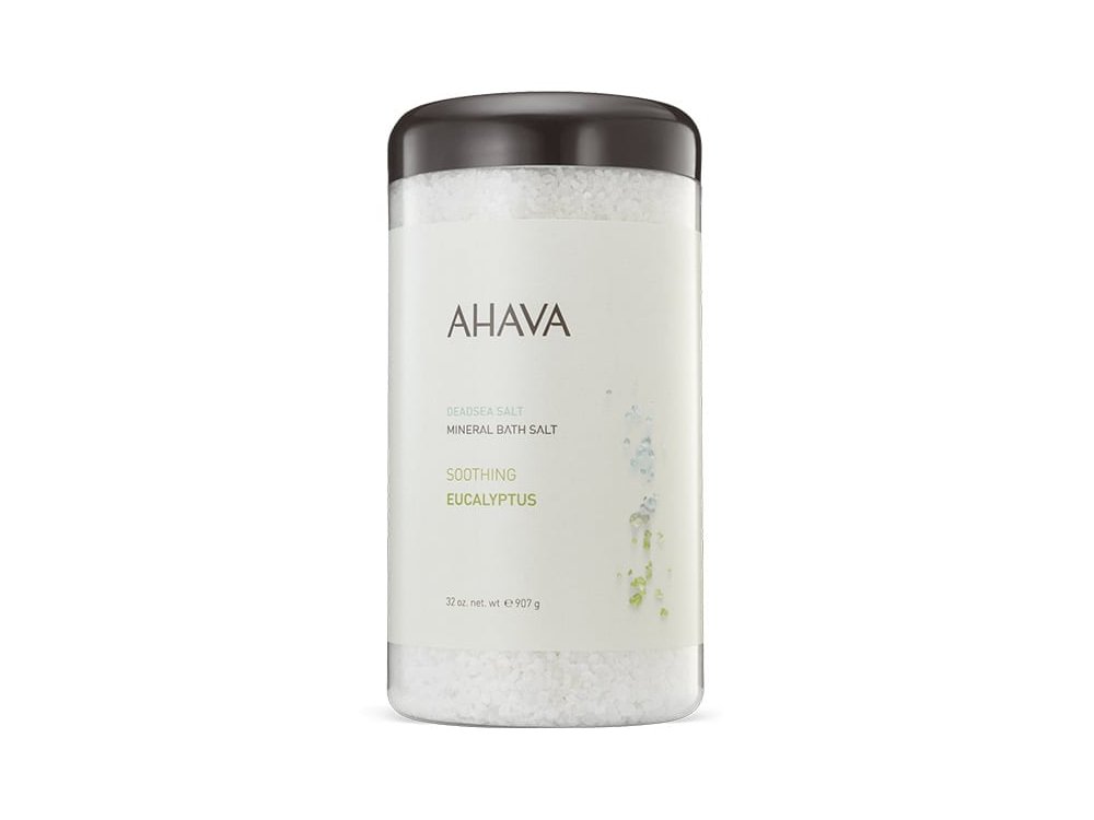 Ahava Dead Sea Salt Mineral Bath Salt, Άλατα Μπάνιου με Άρωμα Ευκάλυπτου για Καταπράυνση, 907g
