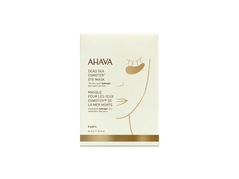 Ahava Dead Sea Osmoter Eye Mask, Μάσκα Ματιών για Επιδιόρθωση, 6 ζεύγη
