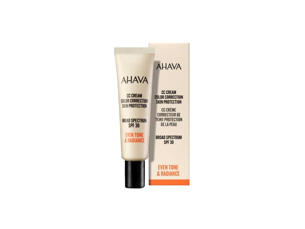 Ahava CC Cream Color Correction Skin Protection Broad Spectrum Κρέμα Διόρθωσης Χρώματος Ευρέως Φάσματος SPF30, 30ml