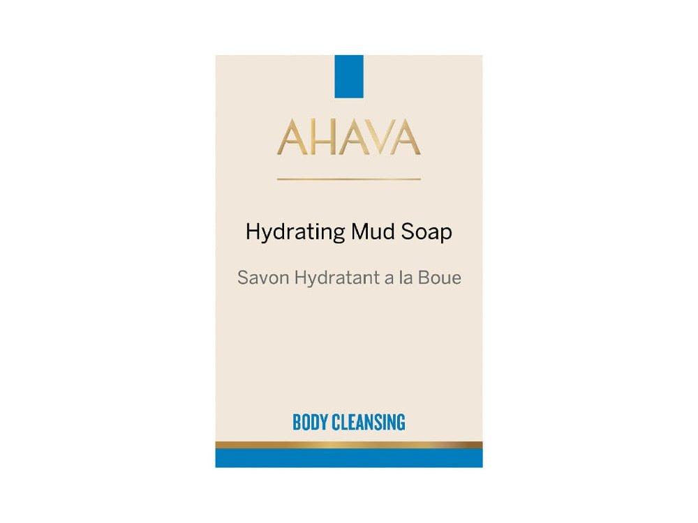Ahava Body Cleansing Hydrating Mud Soap Μπάρα Σαπουνιού για Βαθύ Καθαρισμό & Αποτοξίνωση της Επιδερμίδας, 100g