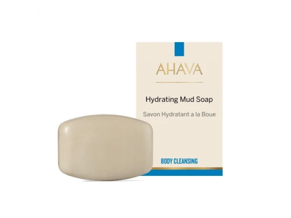 Ahava Body Cleansing Hydrating Mud Soap Μπάρα Σαπουνιού για Βαθύ Καθαρισμό & Αποτοξίνωση της Επιδερμίδας, 100g