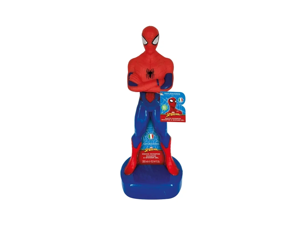 Naturaverde Παιδικό Αφρόλουτρο Spiderman 3D σε Μορφή Gel, 300ml