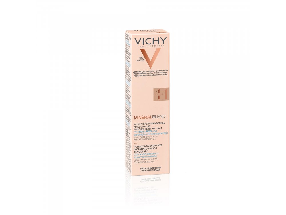 Vichy MineralBlend Hydrating Fluid Foundation 11-Granite 30ml