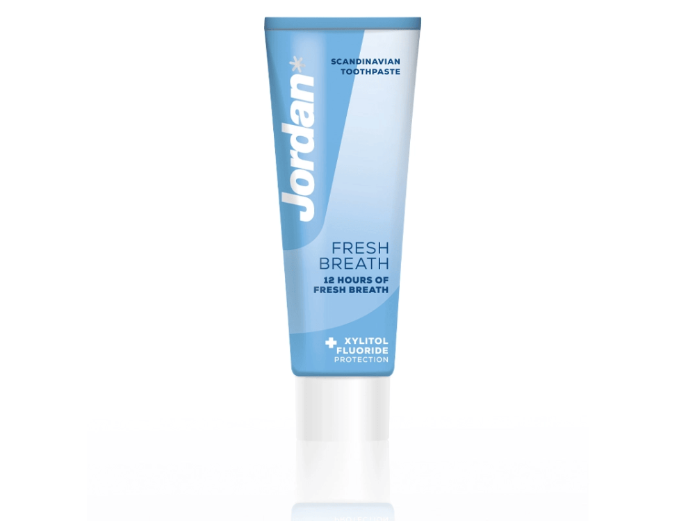 Jordan Fresh Breath, Οδοντόκρεμα για Φρέσκια αναπνοή με γεύση Μέντα, 75ml