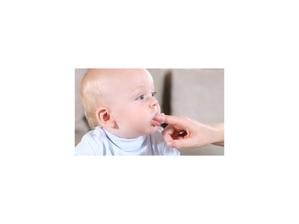 BabyOno Finger ToothBrush, Δαχτυλική Oδοντόβουρτσα σε διάφορα χρώματα, 1τμχ