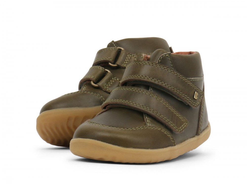 Bobux Kids+ Timber Boot Olive, No.28