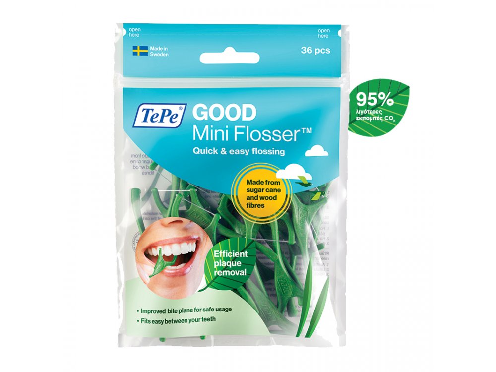 Tepe Good Mini Flosser, Συγκρατητήρας Νήματος Με Λαβή, 36τμχ