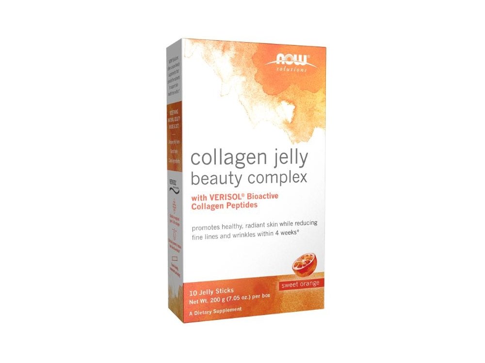 NOW Solutions Collagen Jelly Beauty Complex - Γεύση Γλυκό Πορτοκάλι, 10sticks