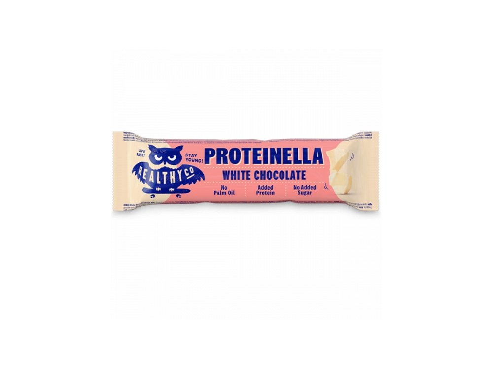 HealthyCo Proteinella White Chocolate Bar Χωρίς Προσθήκη Ζάχαρης, 35gr