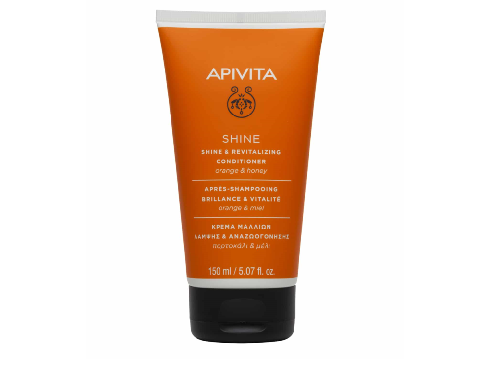 Apivita Shine Conditioner, Λάμψης & Αναζωογόνησης Μαλλιών Πορτοκάλι & Μέλι, 150ml