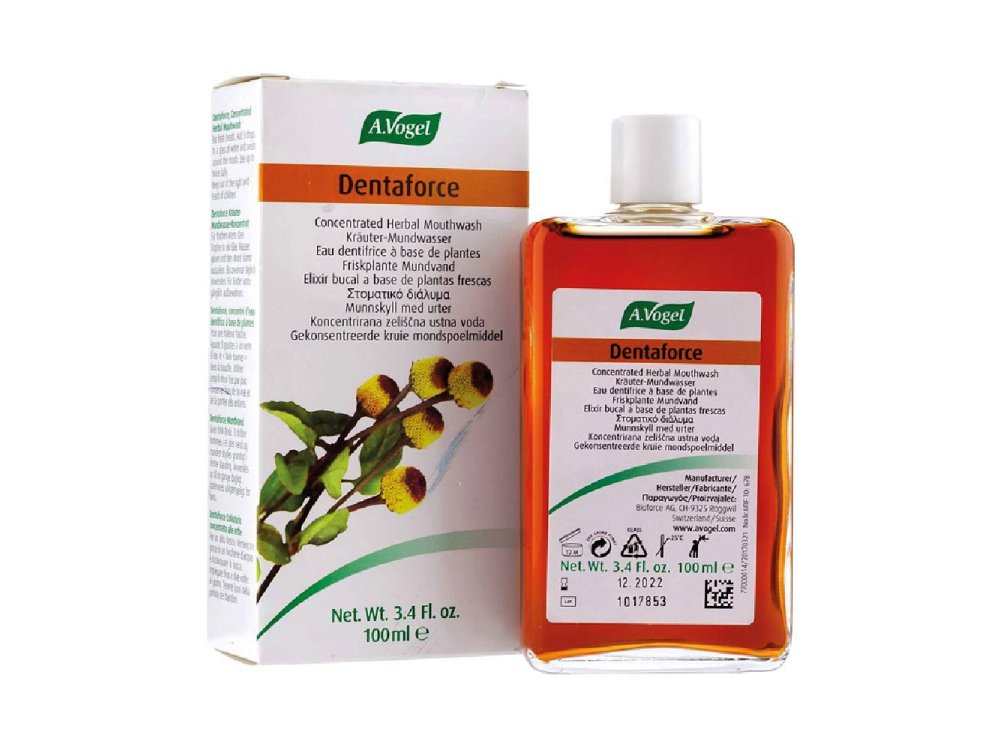 A. Vogel Dentaforce Mouthwash Φυτικό Στοματικό Διάλυμα Χωρίς Parabens, 100ml