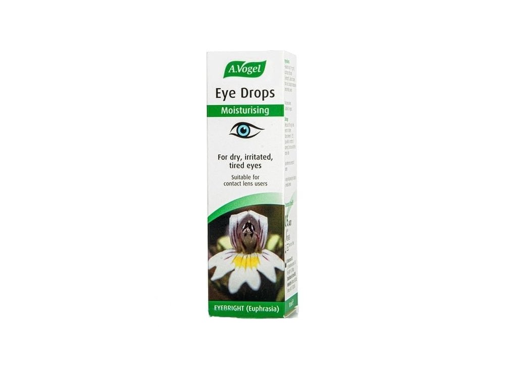 A. Vogel Eye Drops Collyre Οφθαλμικές Σταγόνες με Ευφράσια & Υαλουρονικό Οξύ για Ξηρά/Ερεθισμένα Μάτια, 10ml