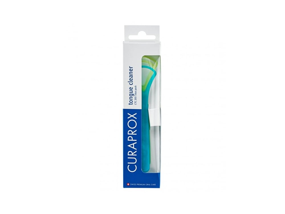 Curaprox Tongue Cleaner CTC 203 Duo Pack, Καθαριστής Γλώσσας, 2τεμ