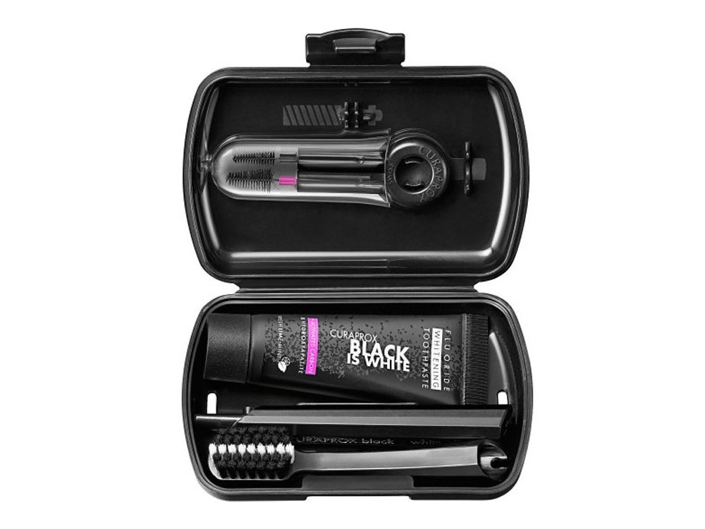 Curaprox Black Is White Travel Set Black 1 Τεμάχιο