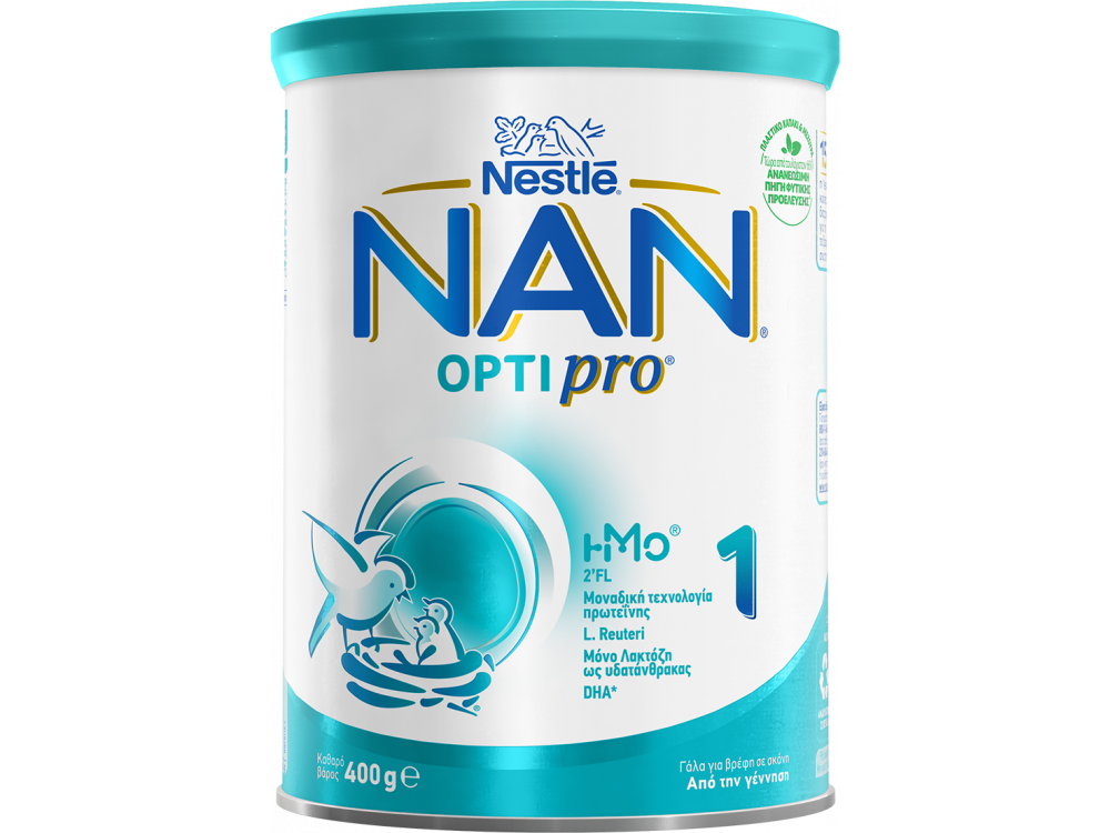 Nestle Nan Optipro 1 Γάλα, 1ης Βρεφικής Ηλικίας, 400gr