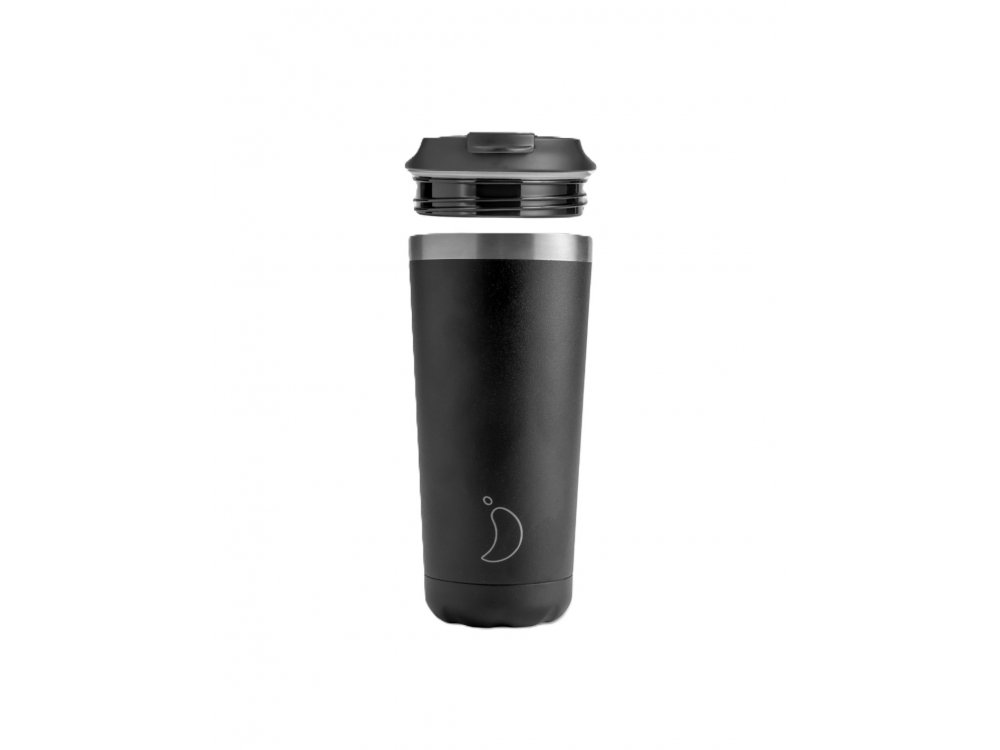 Chillys Coffee Monochrome Cup Black, Ανοξείδωτο Ποτήρι Καφέ, 500ml