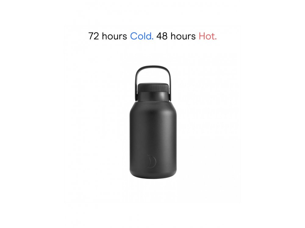 Chillys Big Mouth Abyss, Ανοξείδωτο Μπουκάλι Θερμός Μαύρο Για Υγρά, 2L