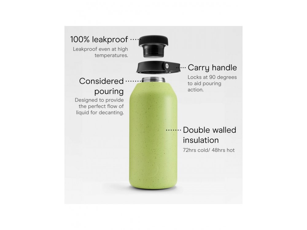 Chillys Big Mouth Limetime Fleck , Ανοξείδωτο Μπουκάλι Θερμός Για Υγρά, 4L