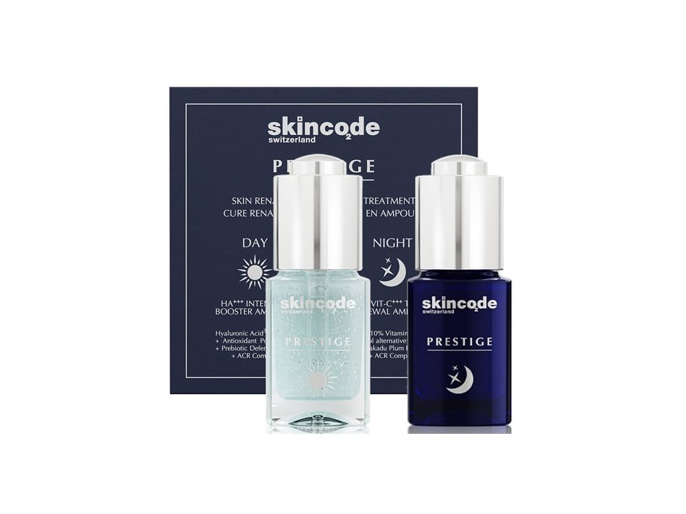Skincode Prestige Skin Rennaisance Ampoule Treatment Συμπυκνωμένη Θεραπεία Αντιγήρανσης, 2x15ml