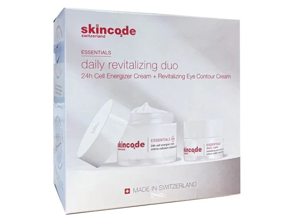 Skincode Promo Essentials Με 24h Cell Energizer Cream Αντιρυτιδική Κρέμα Προσώπου 50ml & Revitalizing Eye Contour Cream Αναζωογονητική Κρέμα Ματιών 15ml