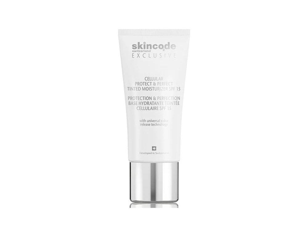 Skincode Exclusive Cellular Protect & Perfect Tinded, Κρέμα Προσώπου με Χρώμα & SPF15, 30ml