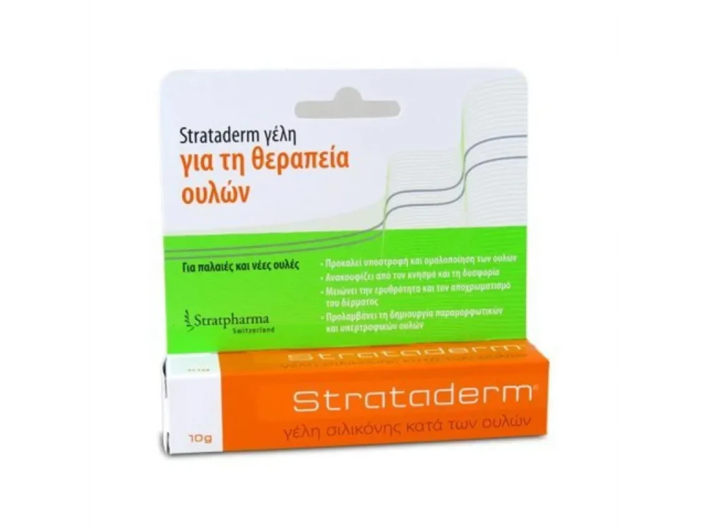 Stratpharma Strataderm Γέλη Σιλικόνης για Πρόληψη & Θεραπεία όλων των τύπων Ουλών, 10g