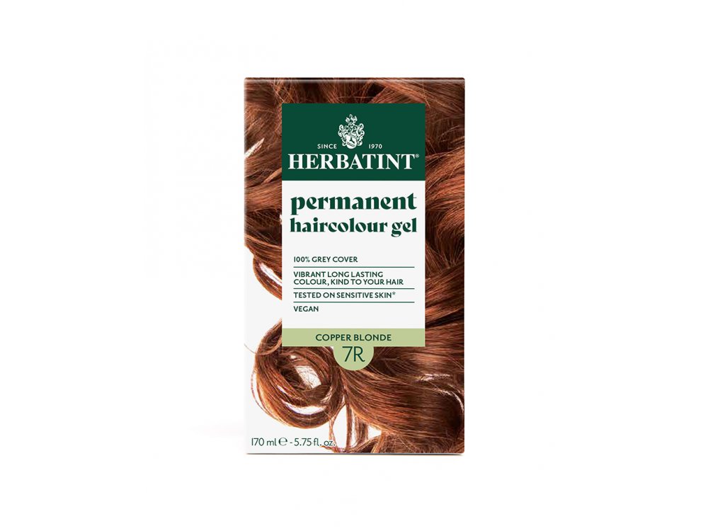Herbatint Μόνιμη Φυτική Βαφή 7R Ξανθό Χάλκινο, Copper Blonde, 150ml