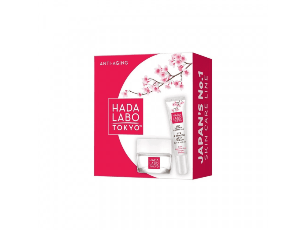 Hada Labo Tokyo, Σετ Περιποίησης για Αντιγήρανση & Ενυδάτωση, 2τμχ
