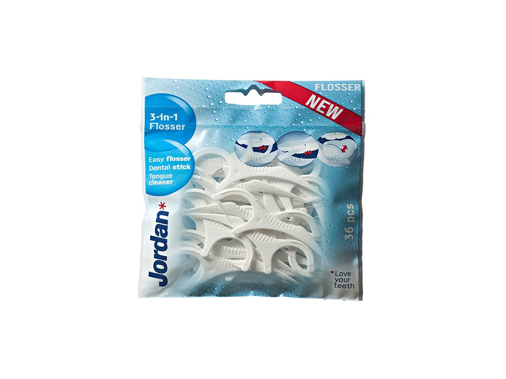 Jordan 3 in 1 Flosser, Οδοντικό Νήμα, 36τμχ