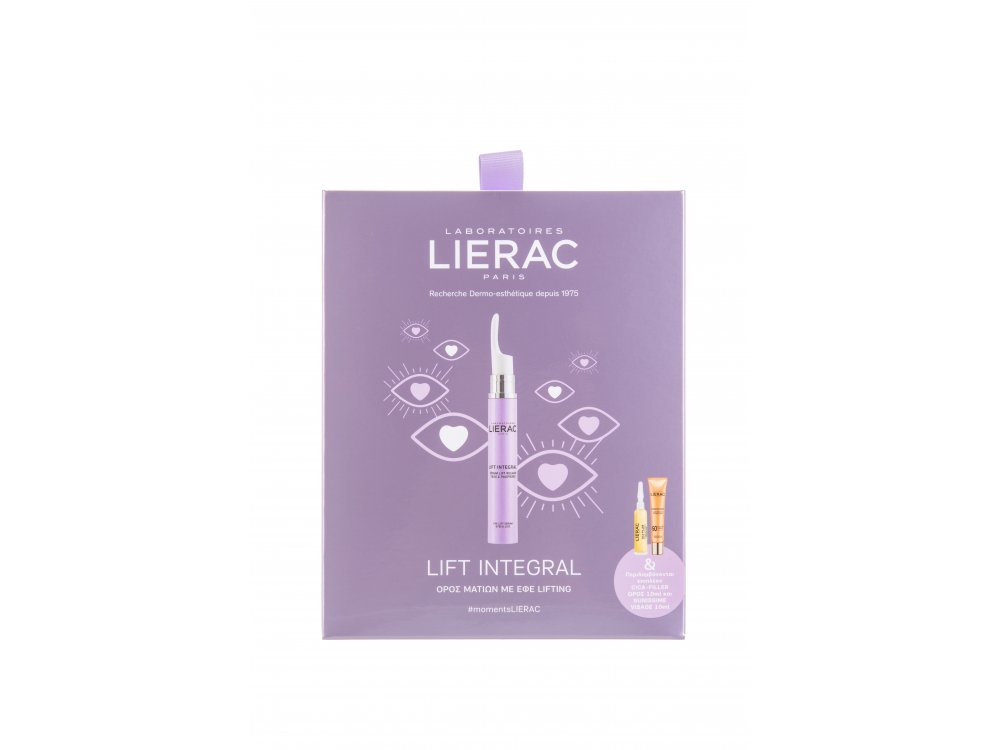 Lierac Set Lift Integral Eye Lift Serum Eyes & Lids 15ml + Cica-Filler serum 10ml + Sunissime fluide SPF50+ 10ml