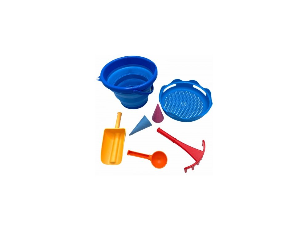 Munchkin 7 in 1 Sandtoys, Κουβαδάκι - Σε Χρώμα Μπλέ, 1τμχ