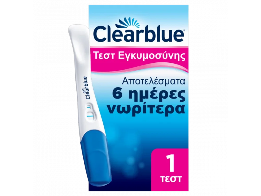 Clearblue Τεστ Εγκυμοσύνης Εξαιρετικά Πρώιμη Ανίχνευση, 1τμχ