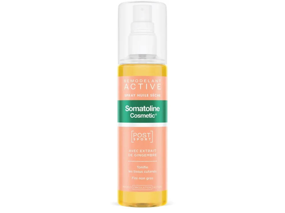 Somatoline Cosmetic Active Dry Oil Spray Post Sport, Ξηρό Έλαιο για Σμίλευση, 125ml