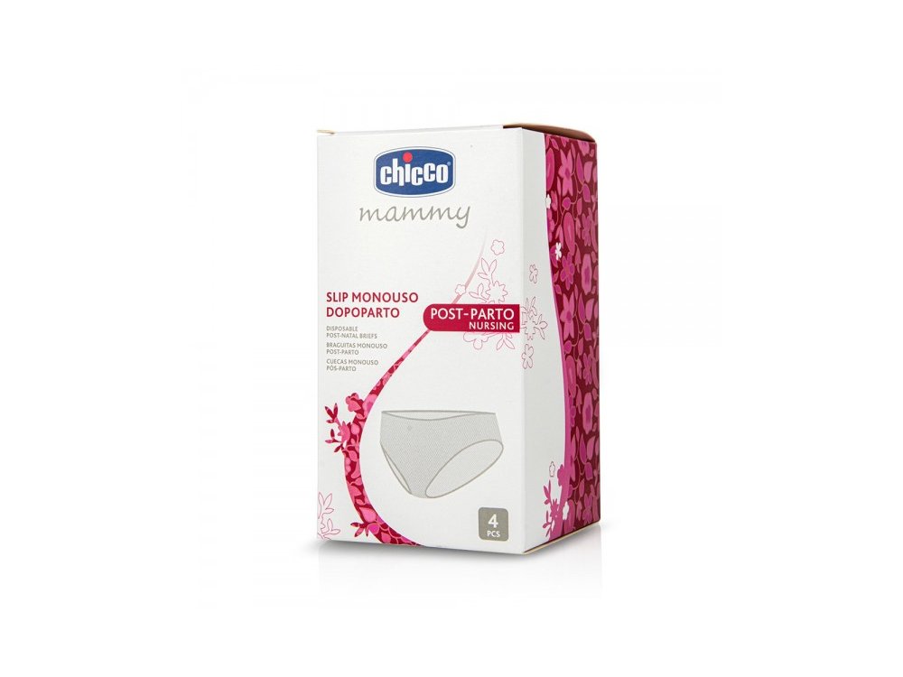 Chicco Mummy Monouso Dopoparto, Σλιπ μιας χρήσης, No4, 4τμχ