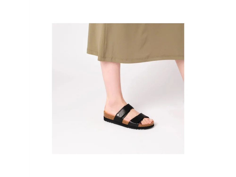 Scholl Lusaka, Γυναικείο Ανατομικό Πέδιλο Μαύρο Νο.39, 1 ζευγάρι