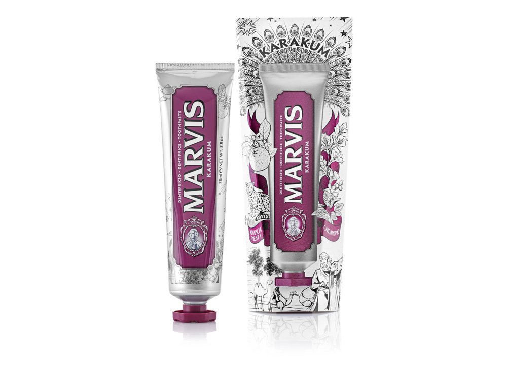 Marvis Karakum Toothpaste Limited Edition, Οδοντόκρεμα με Γεύση Φρέσκου Πορτοκαλιού & Κάρδαμο, 75ml