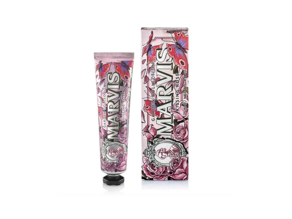 Marvis Toothpaste Kissing Rose Οδοντόκρεμα Άγριο Τριαντάφυλλο & Μέντα 75ml
