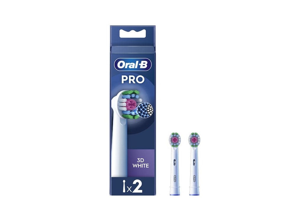 Oral-B Pro 3D White ανταλακτικά, 2τεμ