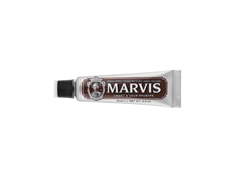 Marvis Sweet & Sour Rhubarb Mini Οδοντόκρεμα με Γλυκόξινο Ραβέντι, 10ml