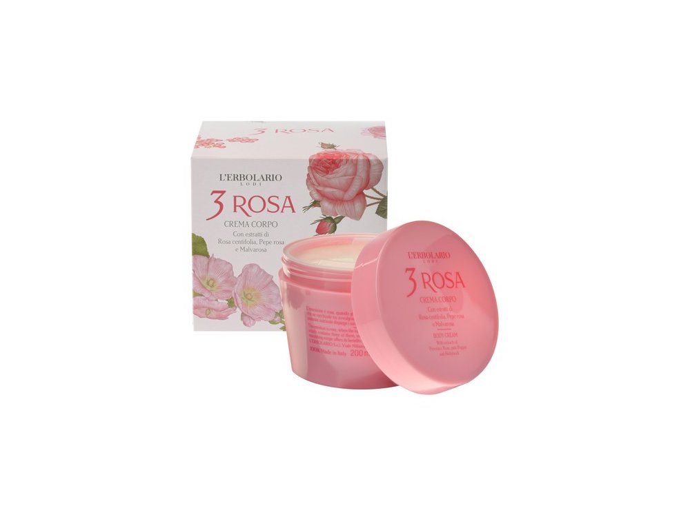 L'erbolario 3 Rosa Κρέμα Σώματος 200ml