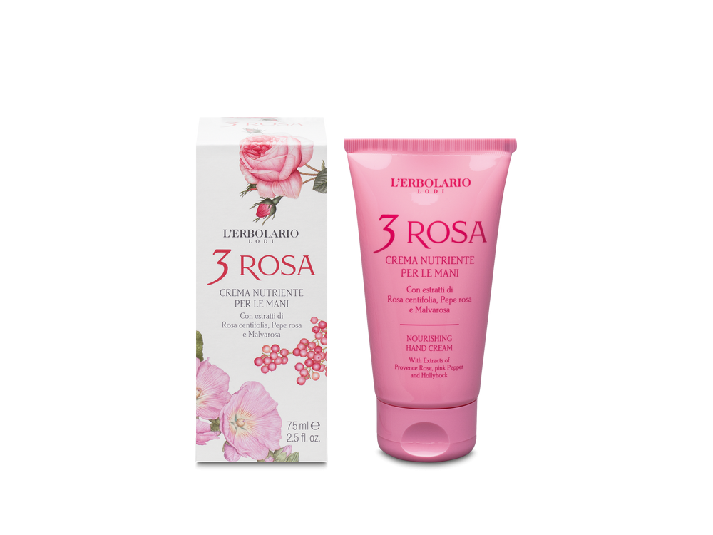 L'erbolario 3 Rosa Θρεπτική Κρέμα Χεριών 75ml