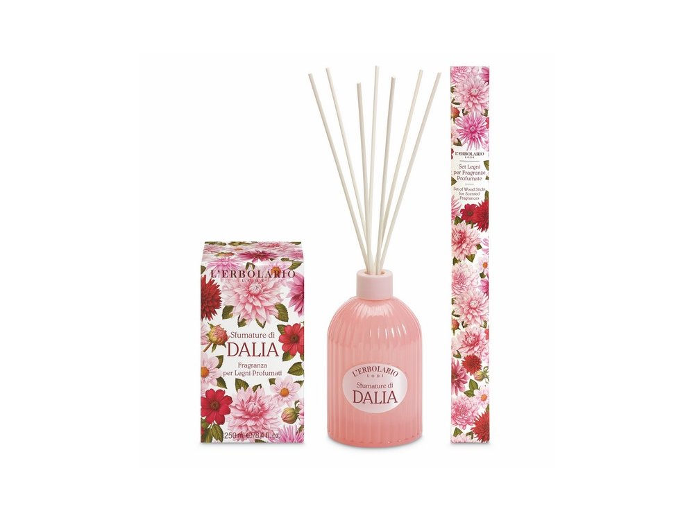 L'erbolario Dalia  Αρωματικό Χώρου με Ξύλινα Στικς 250ml