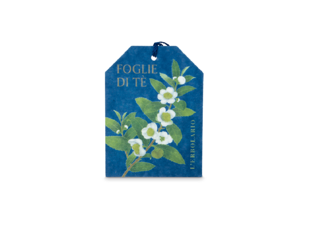 L' Erbolario Foglie di Tè Αρωματική Κάρτα Για Συρτάρια 1 Τεμάχιο