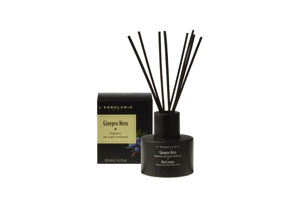 L'erbolario Ginepro Nero Αρωματικό Χώρου με Ξύλινα Στικς 125ml
