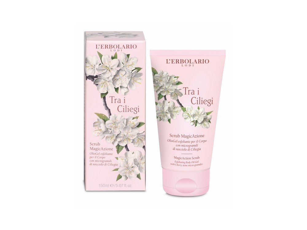 L'erbolario Tra i Ciliegi Ελαιώδες Scrub για το Σώμα 150g