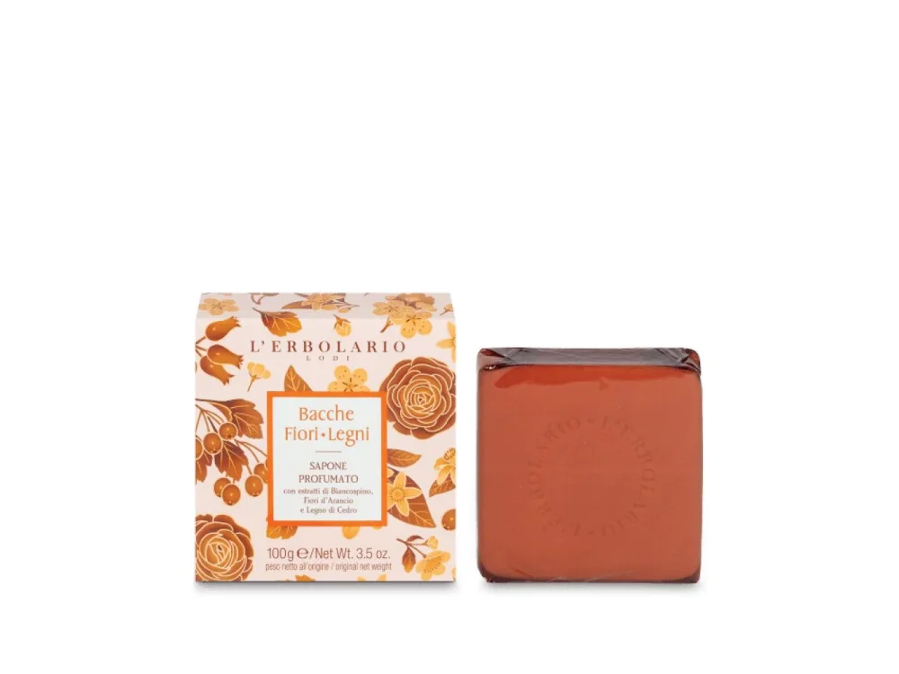 L'erbolario Bacche Fiori Legni Αρωματικό Σαπούνι, 100gr