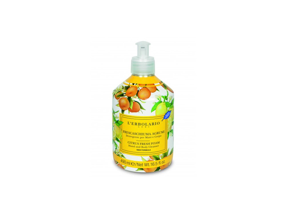 L’erbolario Frescaschiuma Agrumi Καθαριστικό Σώματος και Χεριών, 490ml