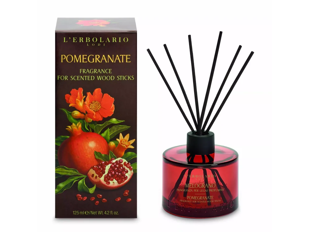 L’ ERBOLARIO Melograno Αρωματικό Χώρου με Ξύλινα Στικς, 125ml